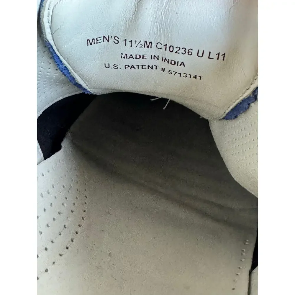 Cole Haan Saddle Oxford Shoes Brown Leather & Blue Suede Men’s Size 11.5